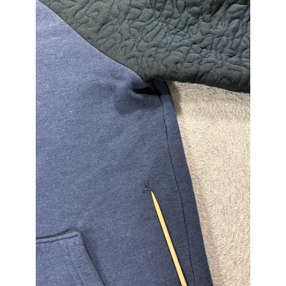 Nike Performance Stitched Logo Fleece Button Up Jacket (Women's Medium)‎ Blue - Picture 11 of 13